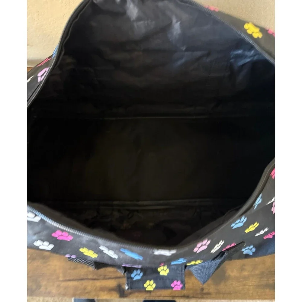 Dog Paw Print Duffle Bag